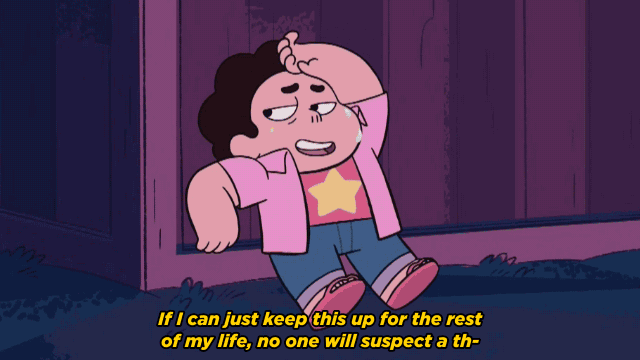 I love that Greg and Amethyst snuck away for a secret piñata party.