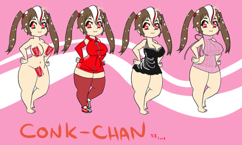 Conk-chan outfit sheetMy OC!