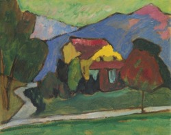 expressionism-art:  The Yellow House, 1908, Gabriele Munter