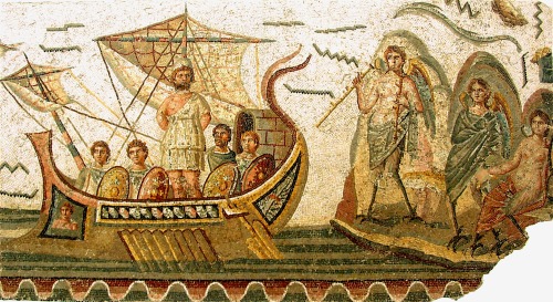nickkahler: Roman Mosaic of Odysseus and the Sirens, Tunis, Tunisia, c. 100s CE ‘A Ulysses Pac