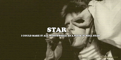 raven-waves:rockngraphics:DAVID BOWIEThe Rise And Fall Of Ziggy Stardust And The Spiders From Mars&l