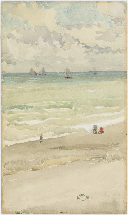 The SeashoreJames McNeill Whistler (American; 1834–1903)ca. 1885Watercolor on paperFreer Gallery of 