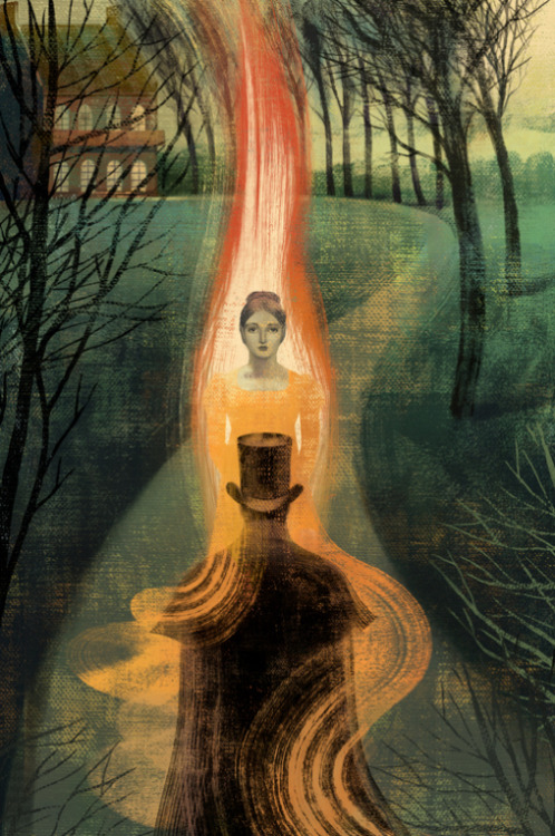 Anna &amp; Elena Balbusso (Italian, Twins, b. Udine, Italy) - Illustrations for Eugene Onegin by Ale