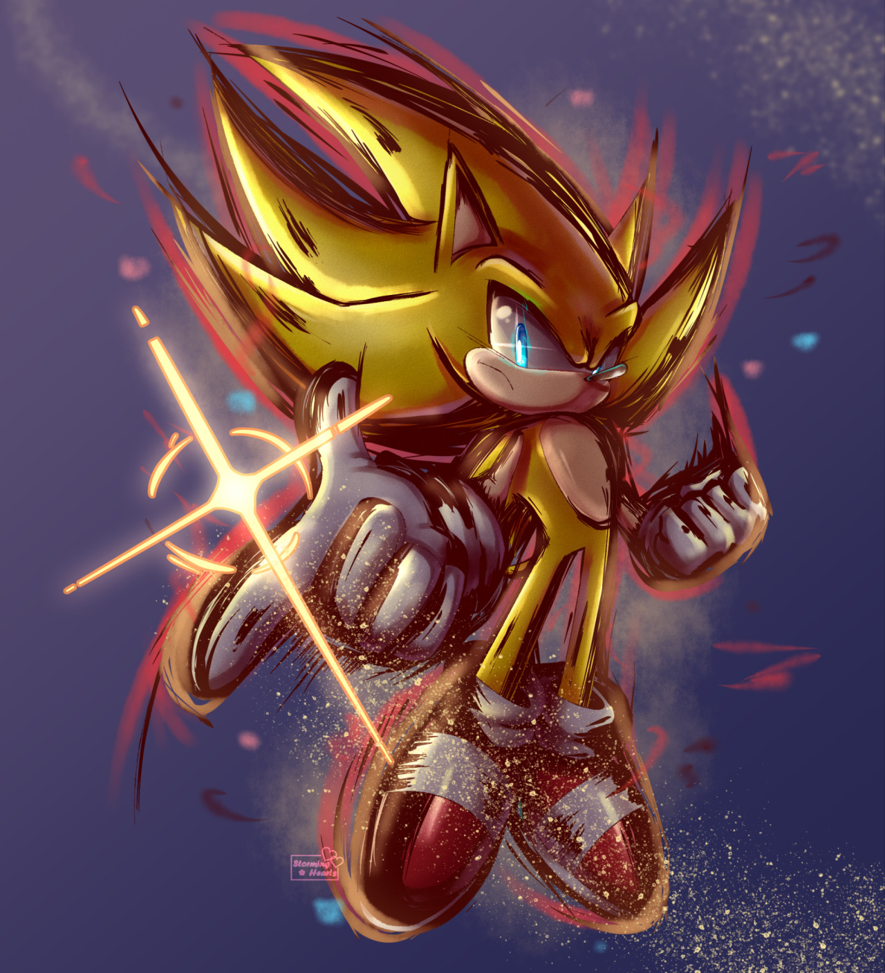 Personal interpretation of a Fleetway Super Tails, Blitz. :  r/SonicTheHedgehog