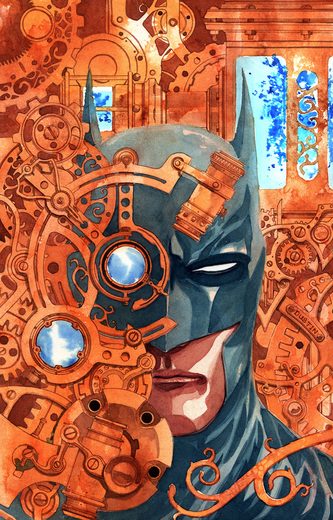 league-of-extraordinarycomics:  Batman Artwork Created by Dustin Nguyen