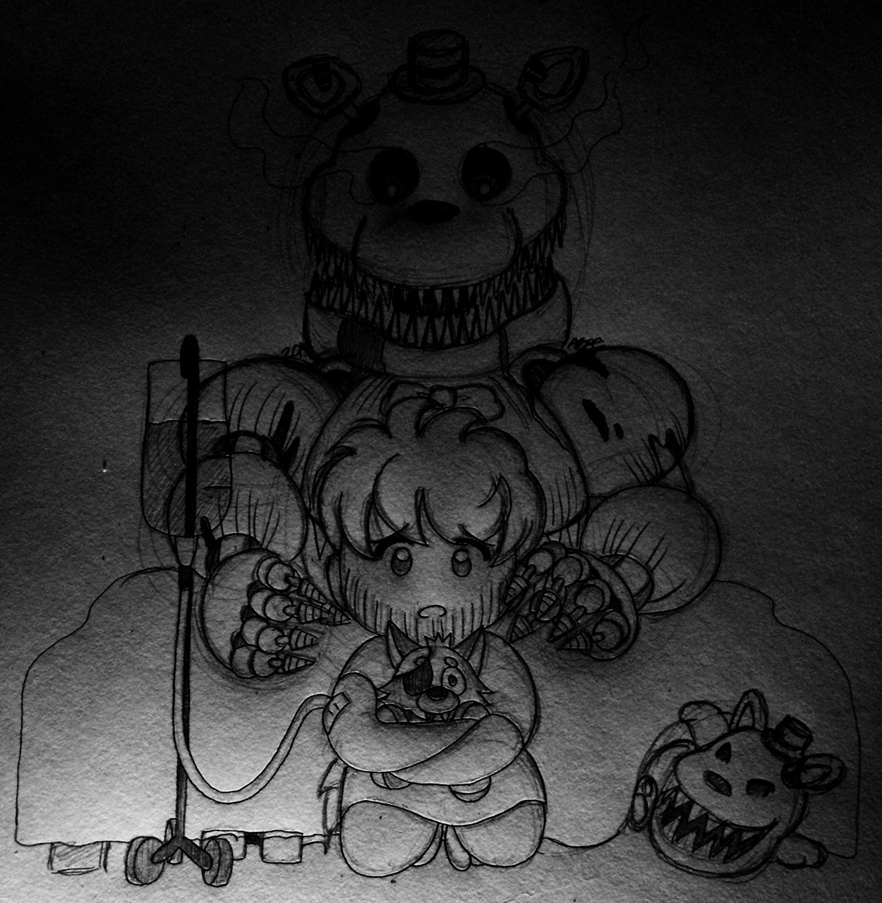 huhsuabee:  chloe672, you asked for Mark playing FNAF4? I gave you a lil some'in