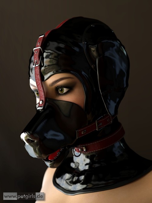 Petplay.Mask and props by PetGirls/MyRho.Genesis 3, rendered in DAZ-studio/octane.