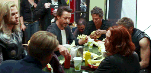 a-cumberbatch-of-cookies:Wait. Hold on. It’s like Tony is giving Steve the ketchup, but in the next 