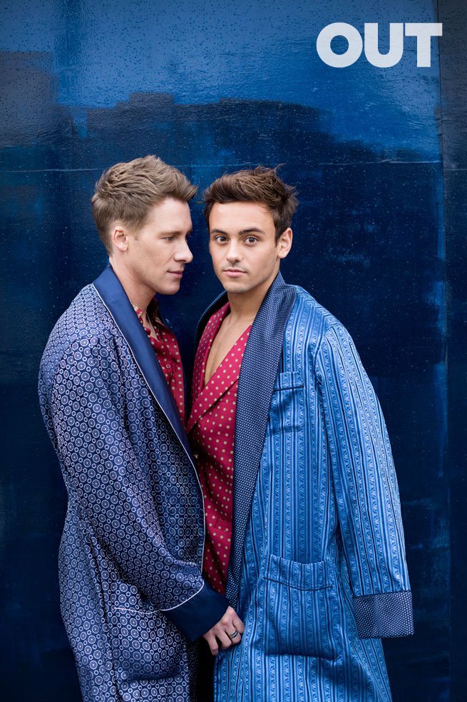 themenlove:  Tom Daley and Dustin Lance Black 💙💚💛💜