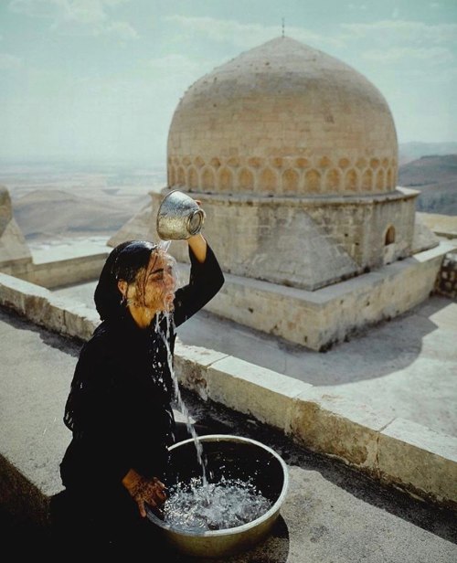 unsubconscious:  Untitled piece from Shirin Neshat’s Soliloquy series, Iran 1999.