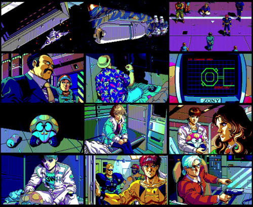 videogamesdensetsu: J·E·S·U·S II / ジーザスII (PC-8801 - Enix - 1991)Artists:The credits are not very clear (”artwork” is sometimes used for in-game illustrations) but it seems that  Shintarō Majima  was the main graphic designer. Shintarō
