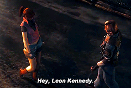 Claire And Leon’s First Meeting In Resident Evil: The Darkside Chronicles: