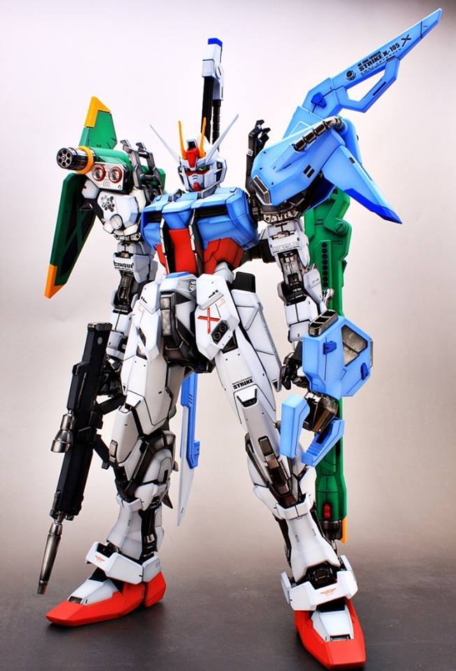 gunjap:  Two Years Ago Today: Perfect Grade for a perfect build: Strike Gundam by