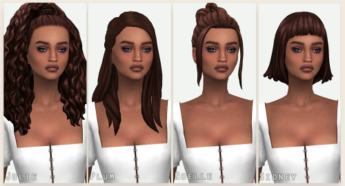 8 @imvikai HAIRS RECOLORED IN 65 SHADESInfo and download below the cut.65 natural and unnatural colo