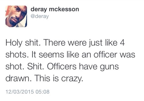 hip-hop-fanatic:2 Officers have been shot, 1 in the shoulder and other in the face, in Ferguson. The