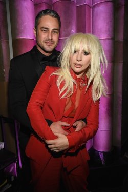 gagafanbasedotcom:    Lady Gaga and Taylor Kinney at the Billboard’s #WomenInMusic Event in NYC. (12/11)  @ladygaga: He said, “honey you’re always my Woman of the Year.” HAPPY HOLIDAYS! #billboard  