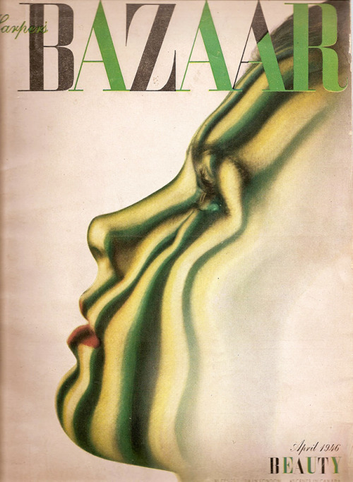 Alexey Brodovitch, cover design for Harper’s Bazaar, 1946