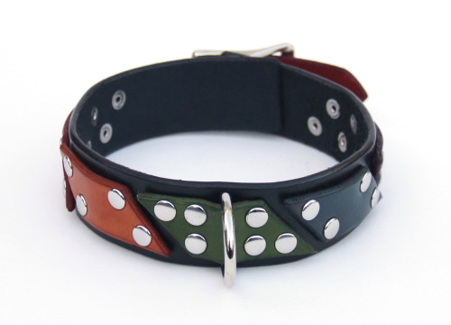 Rainbow Collar! This Time A Leather One!