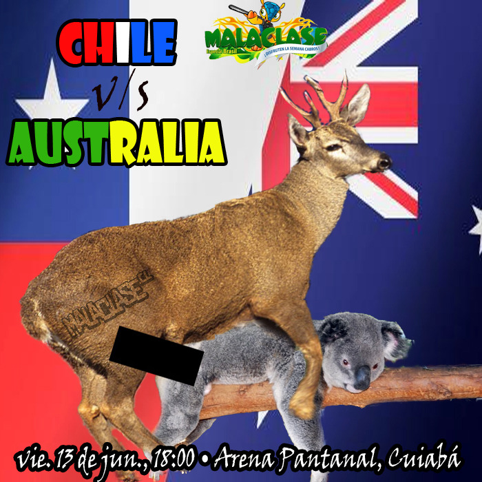 club-verraco:  Vamos Chile ctm!!