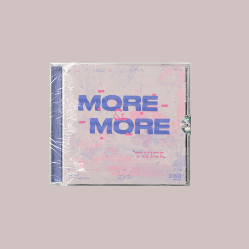 MORE &amp; MORE (2020) - The 9th Mini Album by TWICE (CD Redesign)Credits:Folded Text Effect by Youn