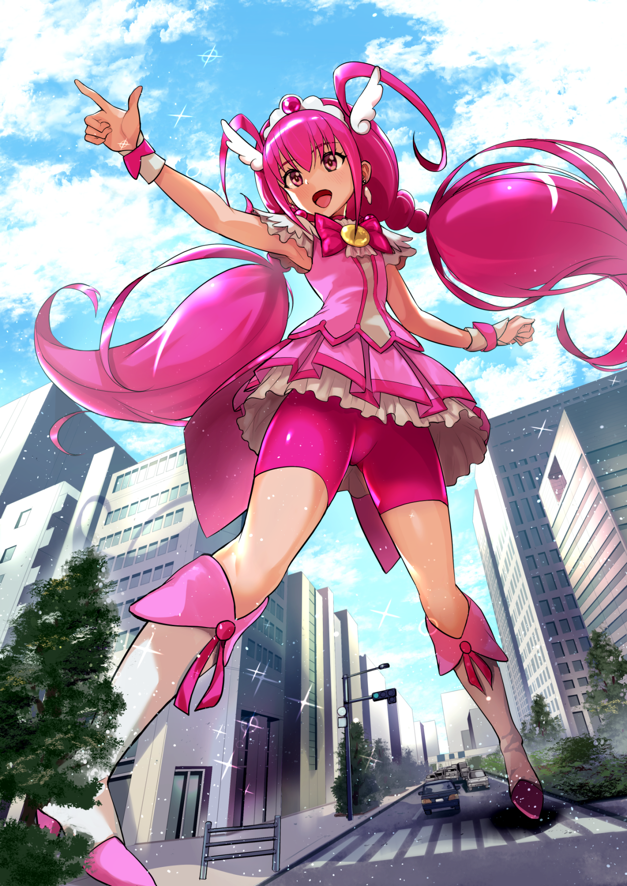 超暇神z 巨大化キュアハッピー描きました 超暇神z 巨大化キュアハッピー描きました