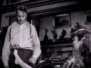 oldhollywood-mylove: Gary Cooper as Prof. Bertram Potts  Barbara Stanwyck as Sugarpuss O'Shea  Ball of Fire (1941) 