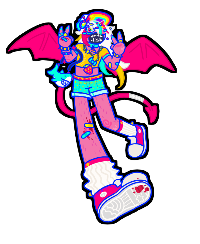 woo another 1 of these guys. hes evil #gaiaonline#gaia online#decora#art #PLZ plz plz click 2 view tha full image