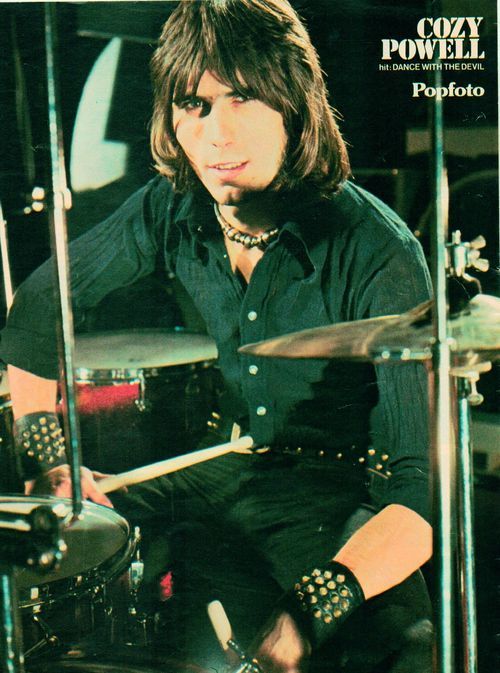 Cozy Powell, page from german magazine Popfoto 1973