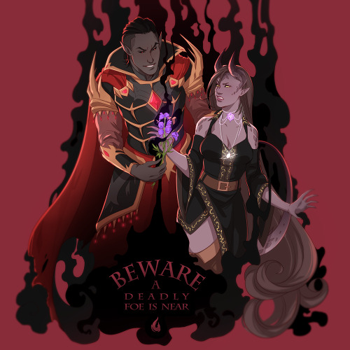 we-are-eldritch-knight: kamillyanna: Purple Rose vs. Wolfs bane my DND character Ravenna with her np