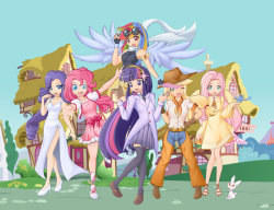 ebtdeponis:  mlp girls human version by Glitter-Paint