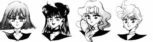 silvermoon424:Random drawings/doodles of the Senshi, part 2.