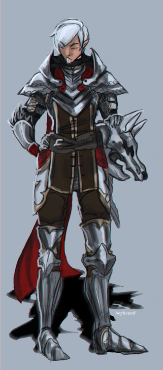 sytosonya: so uh, hear me out what if FENRIS ACTUALLY HAD ARMOR as a warrior lol
