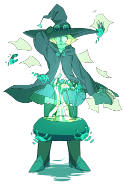 kyoumado:  witch peridot made herself handy lil robotic minions