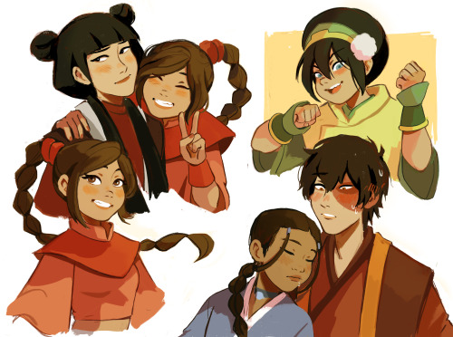 rabus:I watched avatar: the last airbender for the first time a while ago! here’s some of my fav kid