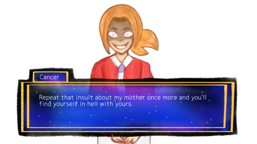 I Saw A Design Of Cancer So I Decided To Genderbend It And Turn It Into A Visual Novel? I Might Also