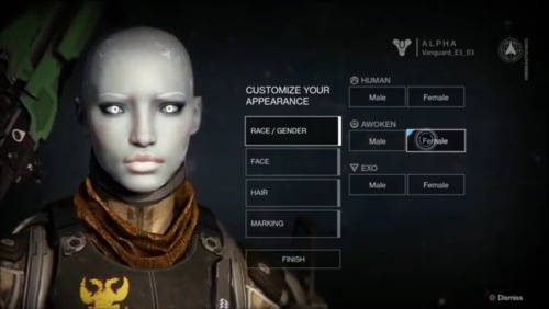 dcjosh:  become-legend:  Destiny Character Creation  oooooooooOOOOOOOOOOOOH 