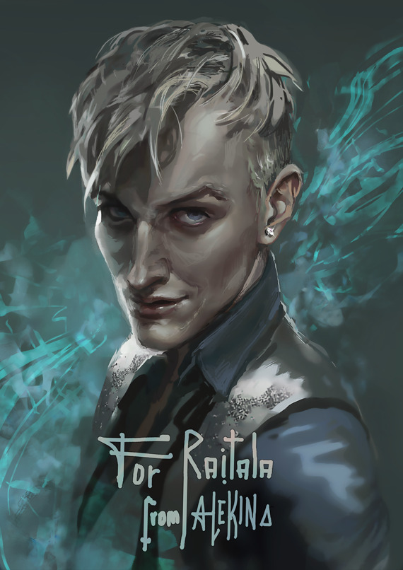 treatscraft:  alekina:  Here’s the final hp tryptic, Harry and Draco’s portrait