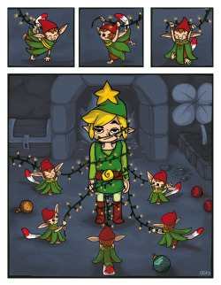insanelygaming:  Zelda - Minish Christmas