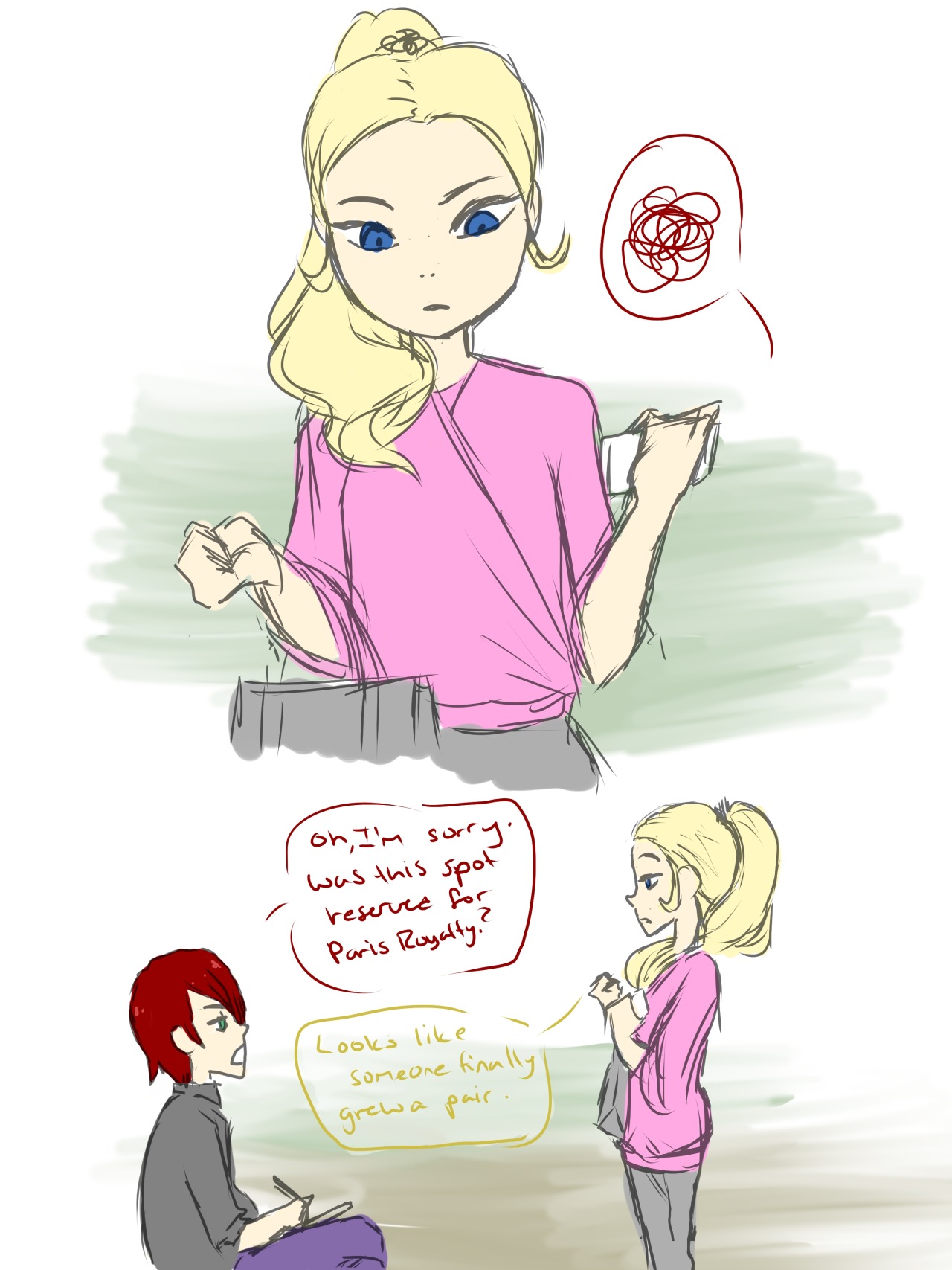 aarspi:  Oh sweet sweet oblivious tomato child…&lt;3I love the idea of Chloe