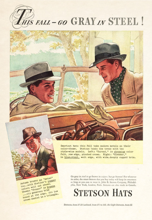 Stetson Hats, 1937Theme Week: Autumn