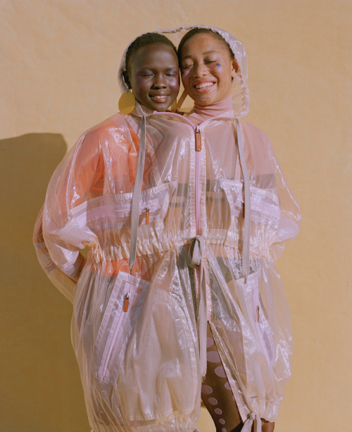 marcjacobs:Angok Mayen and Salem Mitchell wearing Marc Jacobs Spring ‘18 photographed by Nadine Ijew