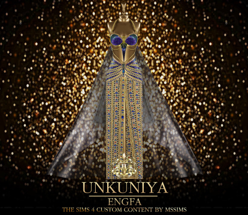 UNKUNIYA ENGFA GOWN & CAPE ACC FOR THE SIMS 4ACCESS TO EXCLUSIVE CC ON MSSIMS4 PATREONDOWNLOAD O