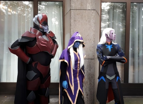 Me as Lotor with my Galra family on Connichi 2018 (Germany) and cosplay progress!Acxa - Sarah De'A
