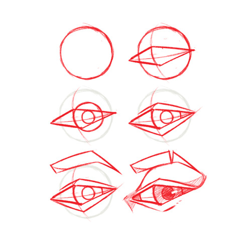 You might not expect an illustration breakdown of an eye from someone who draws them as simple circl