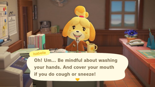 — Isabelle’s end of January message. (31 Jan, 2021)Let’s take care of ourselves!