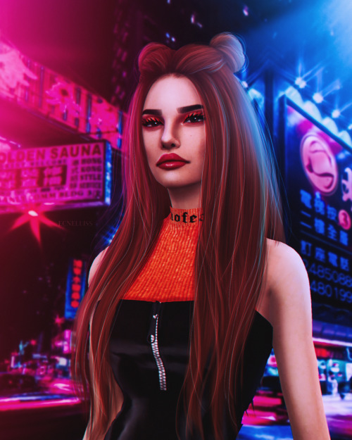 CC:Hair by @darkosims3​ / Dress by @slay-classy​ / Makeup by @julhaos​ Instagram / VK / VK Group / S