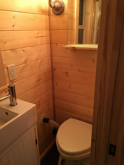 dreamhousetogo:  Custom built tiny house for sale  Damn this is nice as fuck