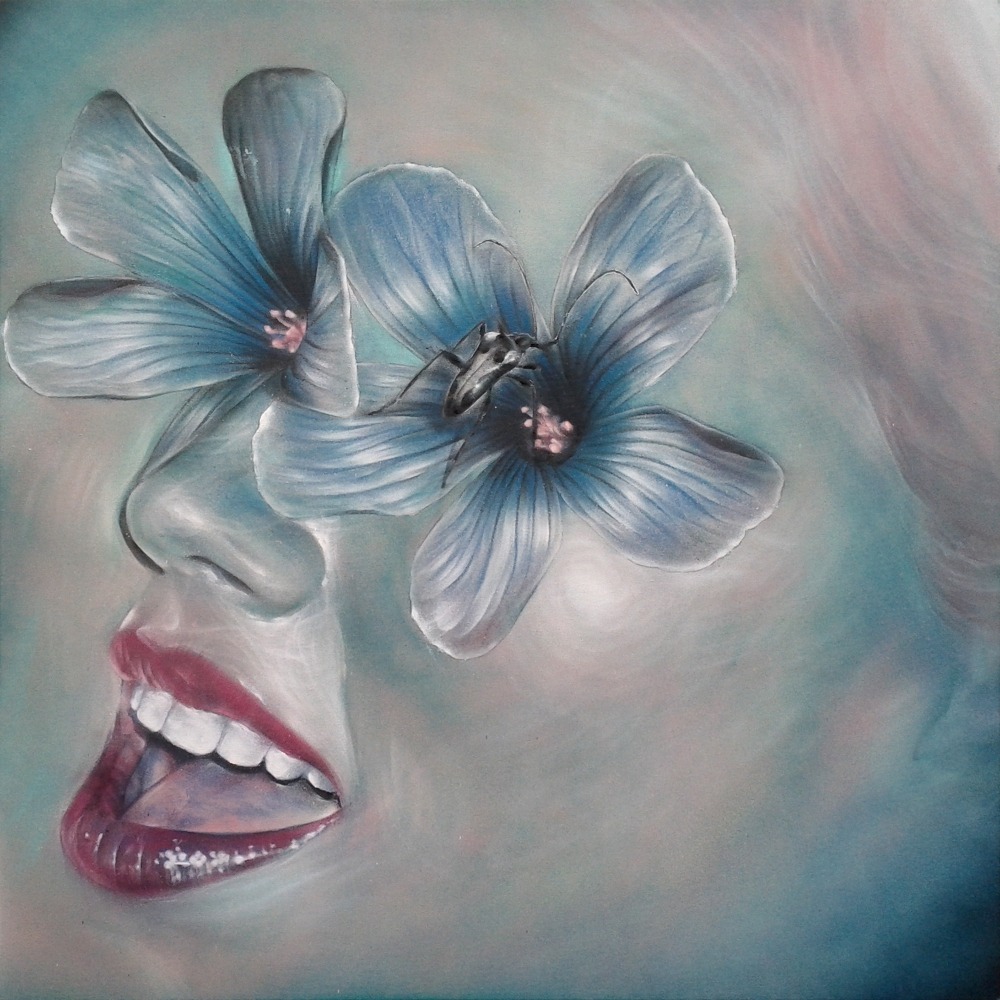 beniaminoleone:  Series:Fioriture SpraypaintOnCanvas 80X80cm IX2014 