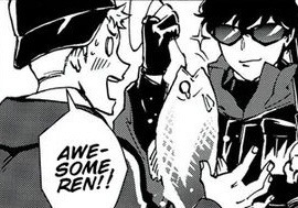 Ren Could Do Anything And Ryuji Would Rush Over To Tell Him How Cool It Was And That Hes Madly In Love