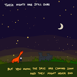 explodingdog:  These Nights Are Still Ours Explodingdog at the Daily Dot